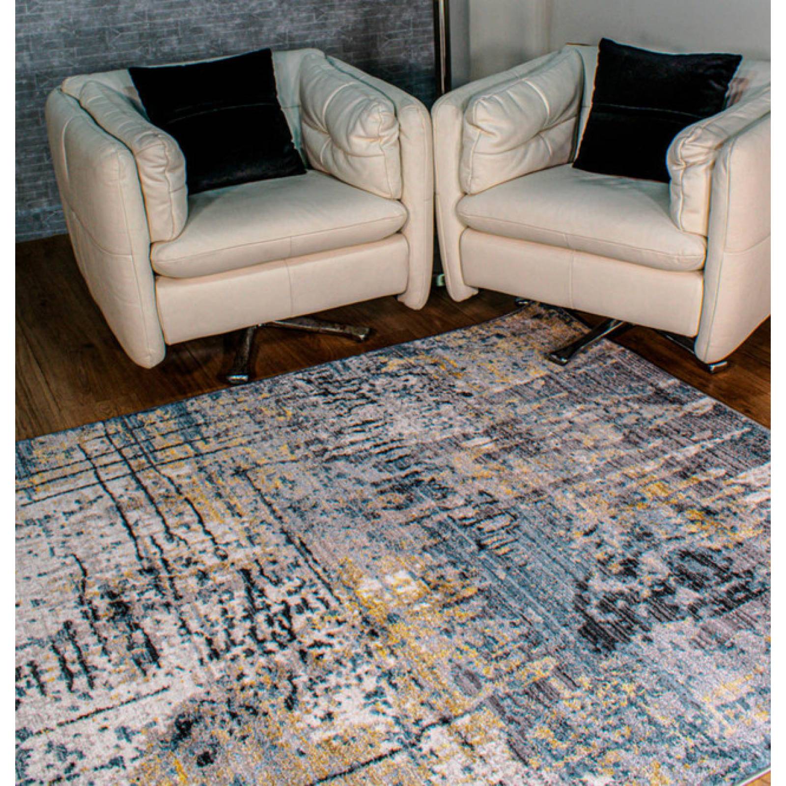 Tapete Decorativo Yenice T7004 Gris Oro 240x330 Cm