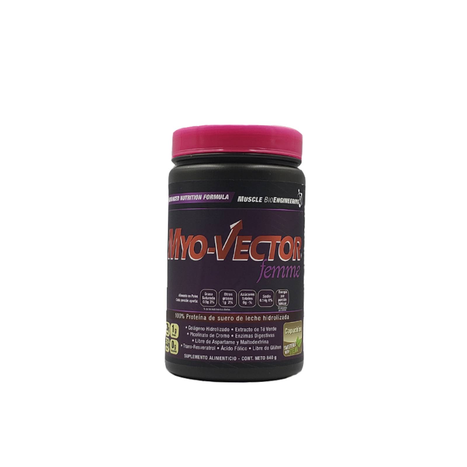 PROTEÍNA MYO VECTOR FEMME 840 gr. FRESA CHOCOLATE