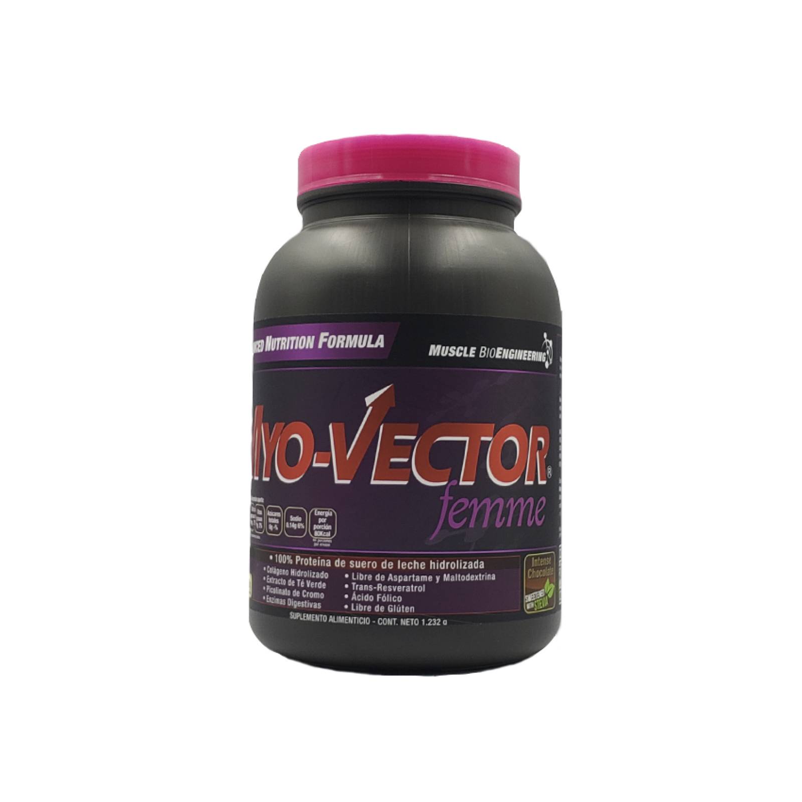 PROTEÍNA MYO VECTOR FEMME 1,232 gr. CHOCOLATE BANANA