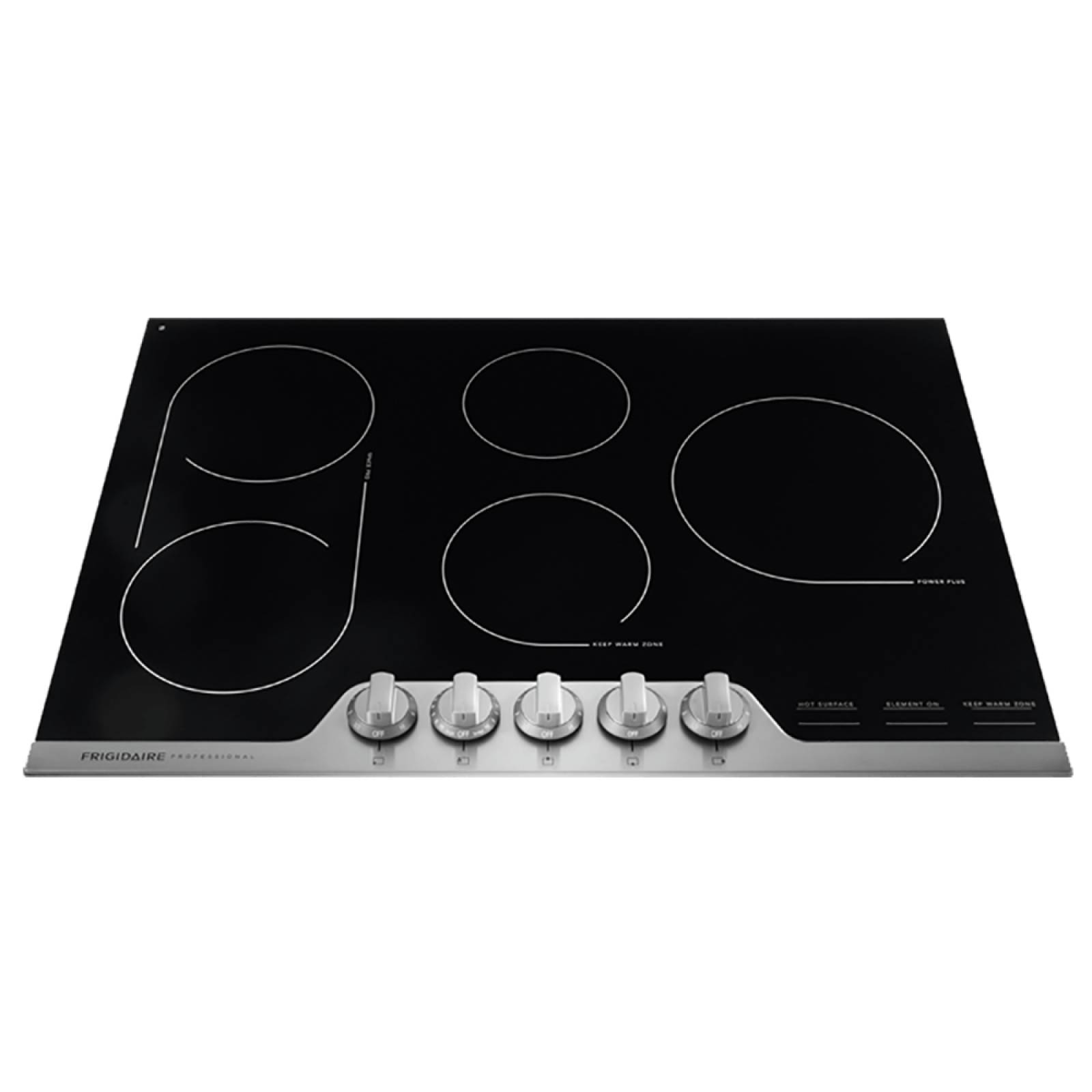 Parrilla Frigidaire eléctrica 5 quemadores Profesional Negra