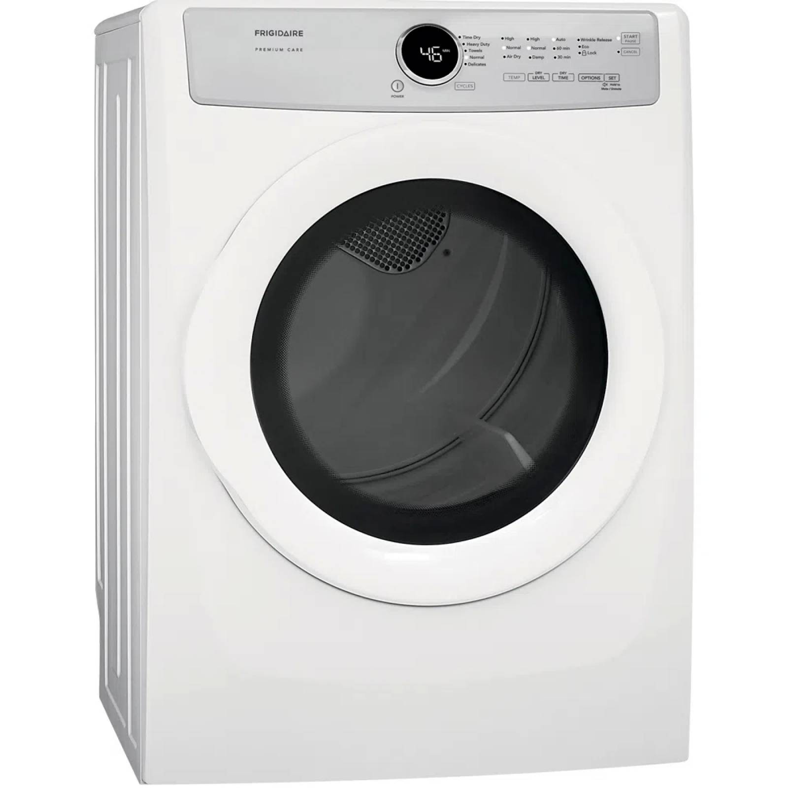Secadora Frigidaire 21kg de Gas Blanca