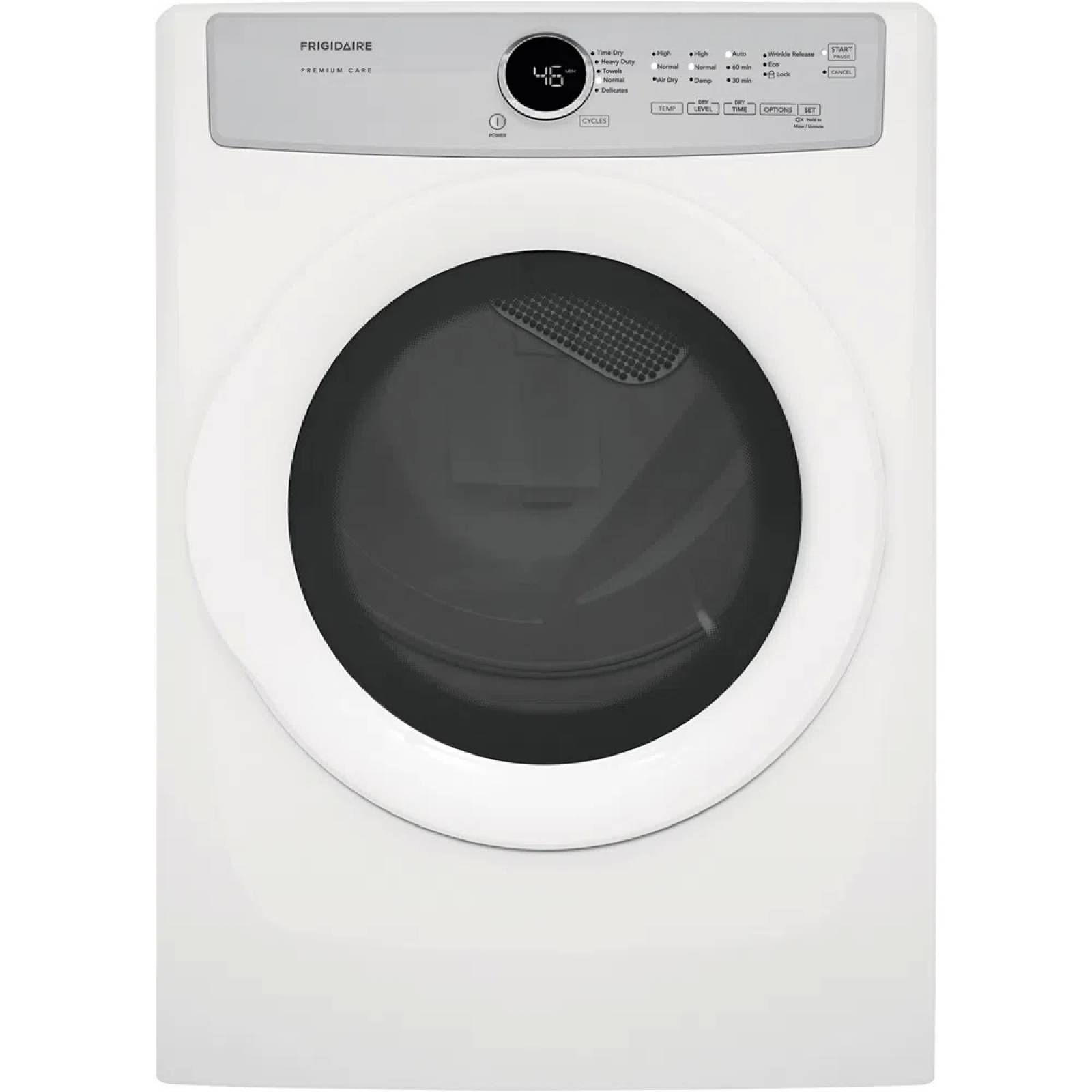 Secadora Frigidaire 21kg de Gas Blanca