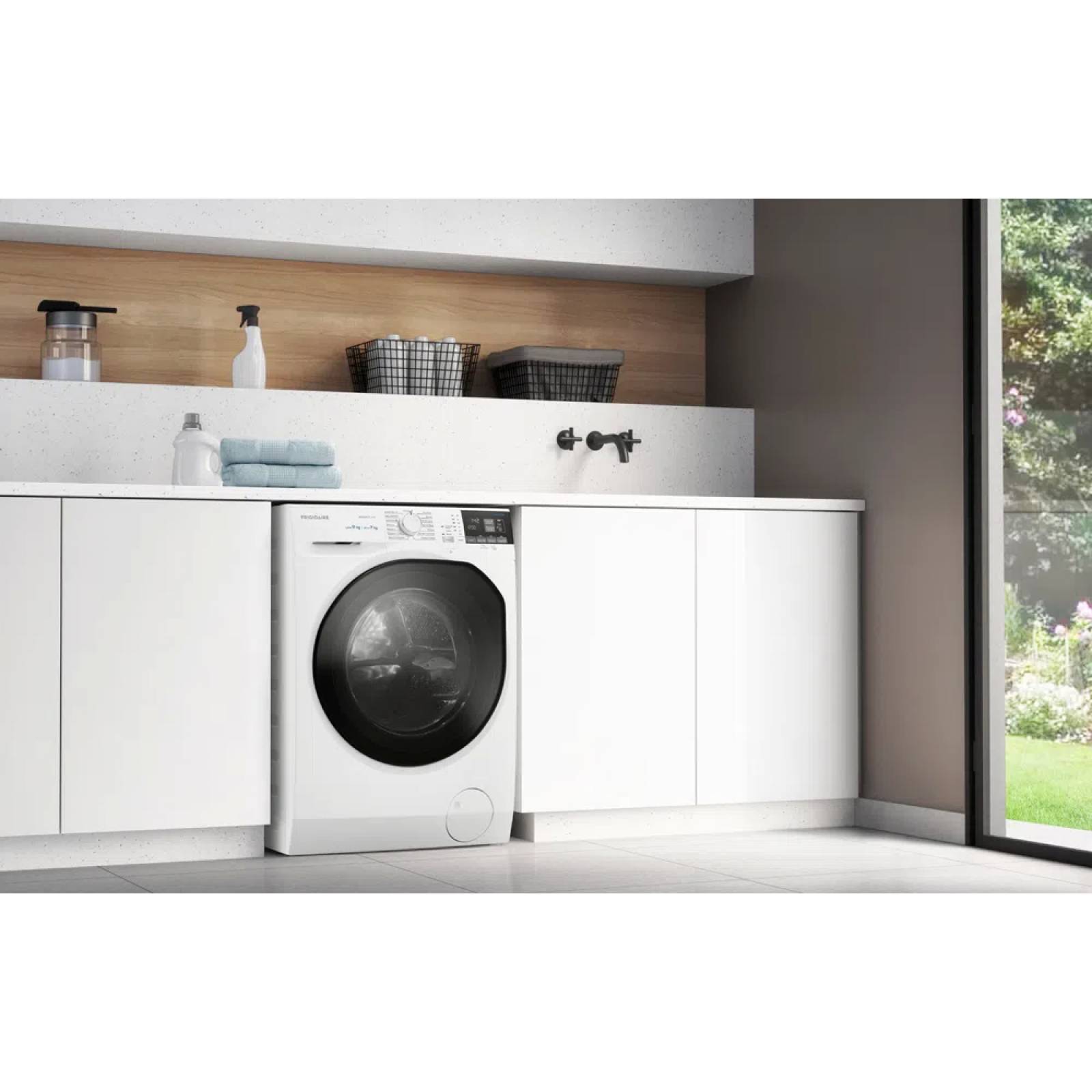 Lavasecadora Carga Frontal Frigidaire 11Kg 7Kg Perfect Care Blanca
