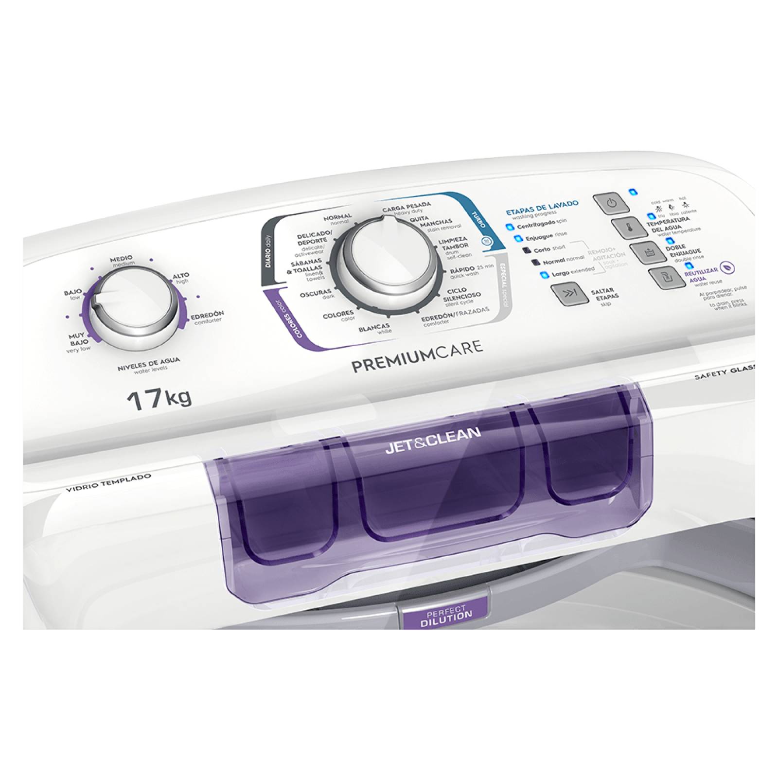 Lavadora Automática Frigidaire 17kg Carga Superior Blanca