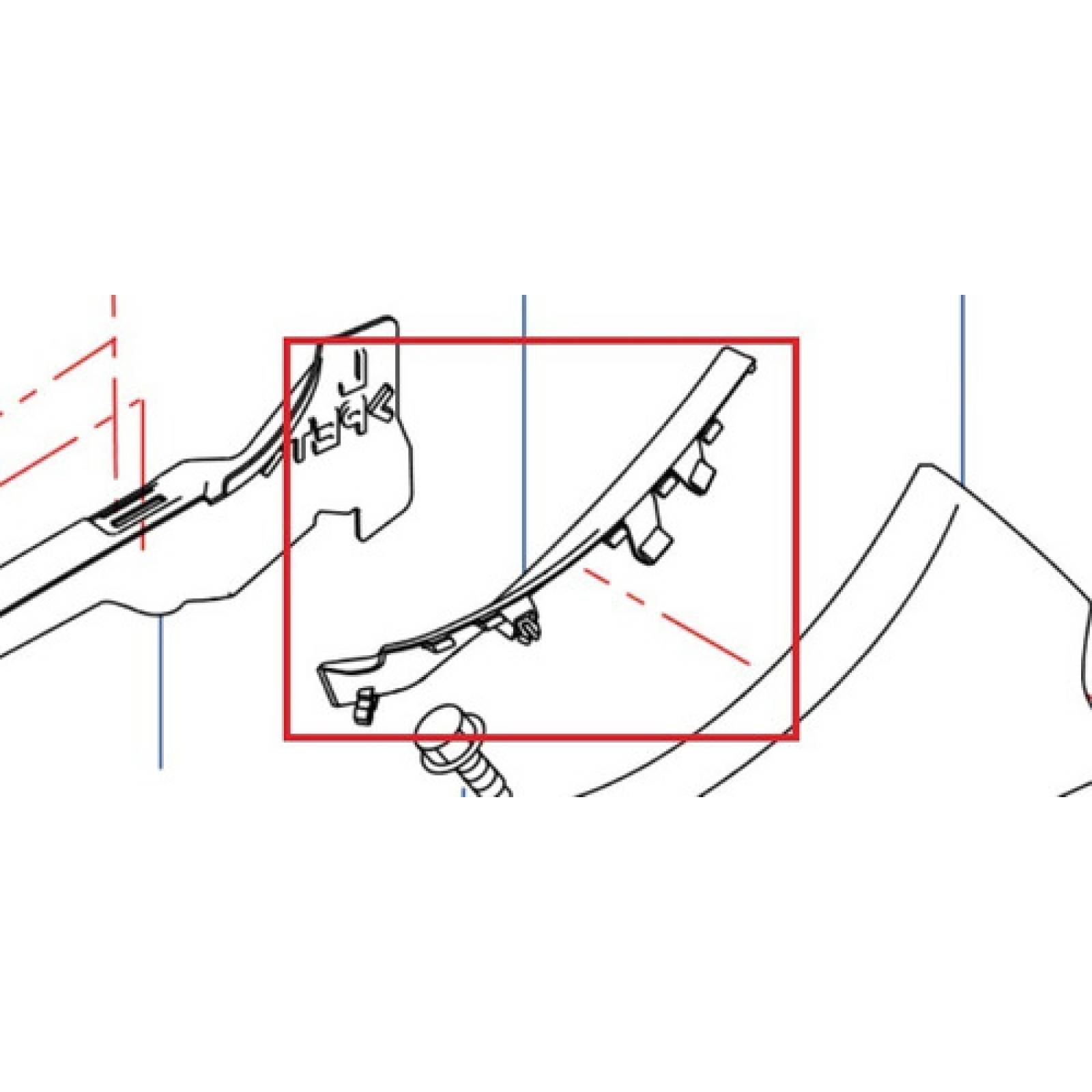  Esquinero Derecho Parabrisas Nissan Original Xtrail Rogue