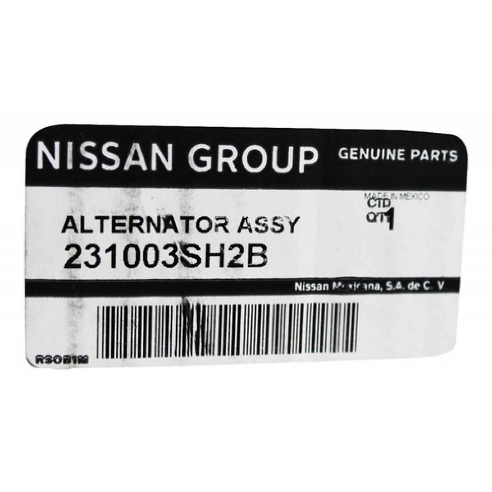 Alternador Nissan Original Sentra B17 12-19 