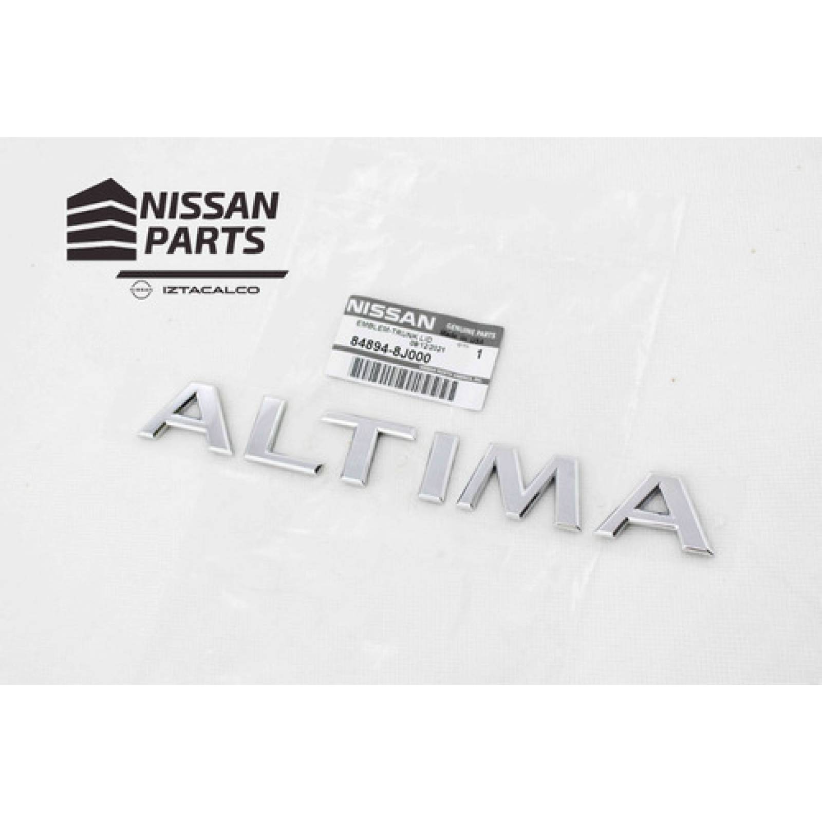 Emblema Trasero Nissan Original Altima L31 