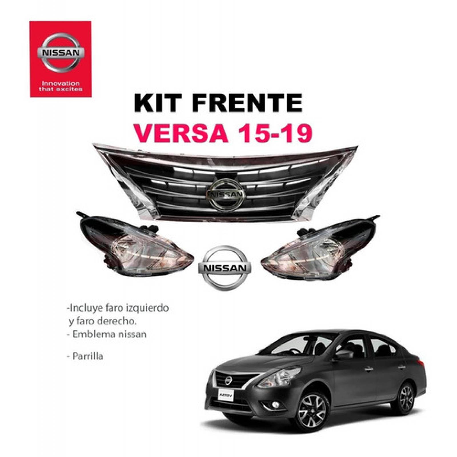 Frente De Nissan Versa 2015-2018 Nuevo Original
