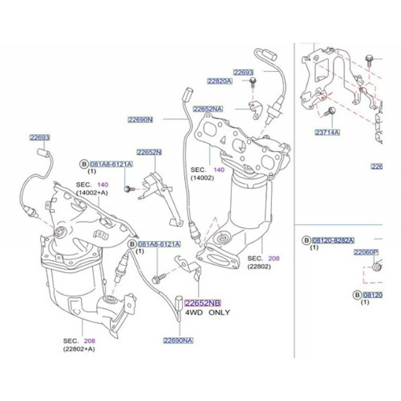 Sensor Oxigeno Nissan Original Pathfinder 06-12 
