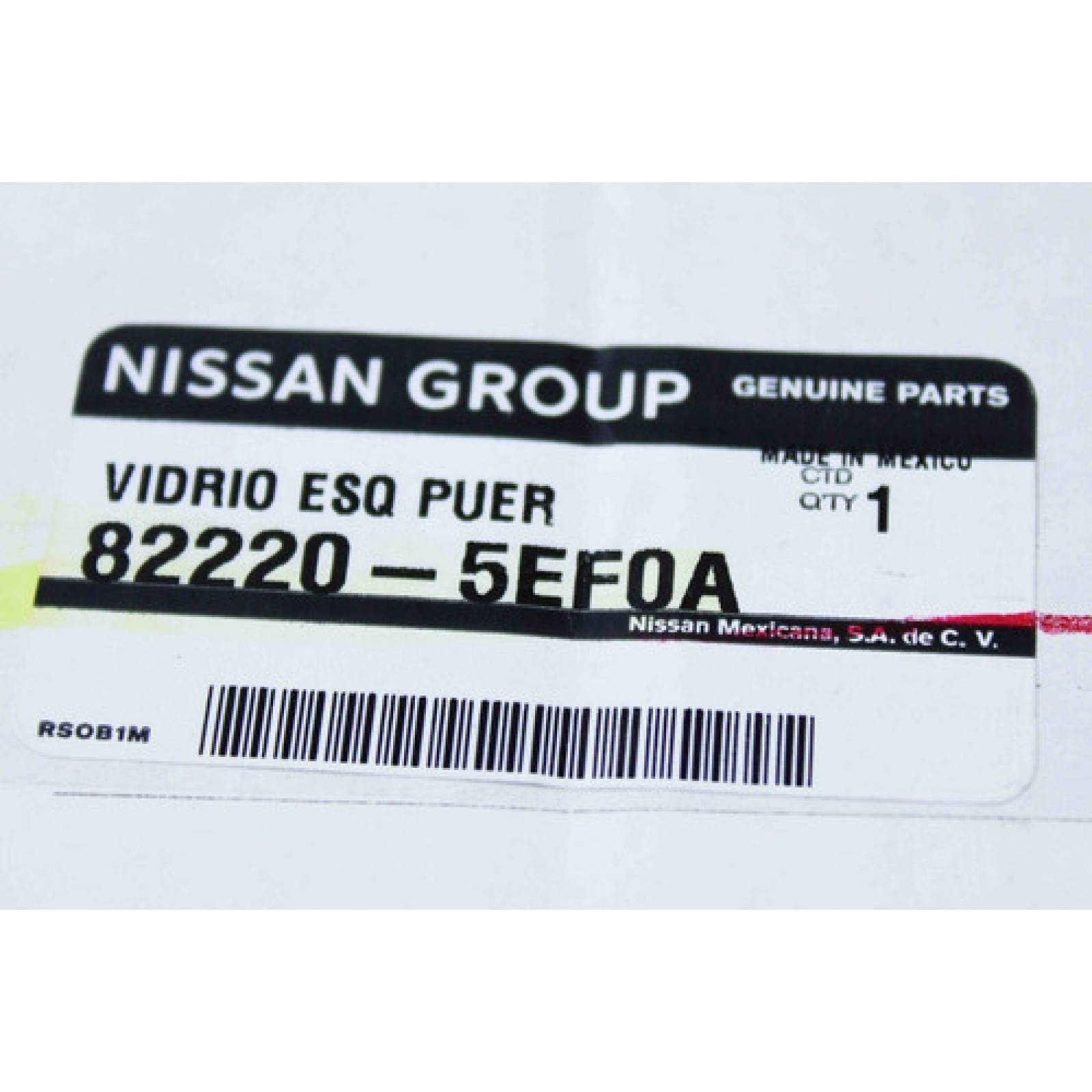 Vidrio Esquina Puerta Nissan Versa 19-21