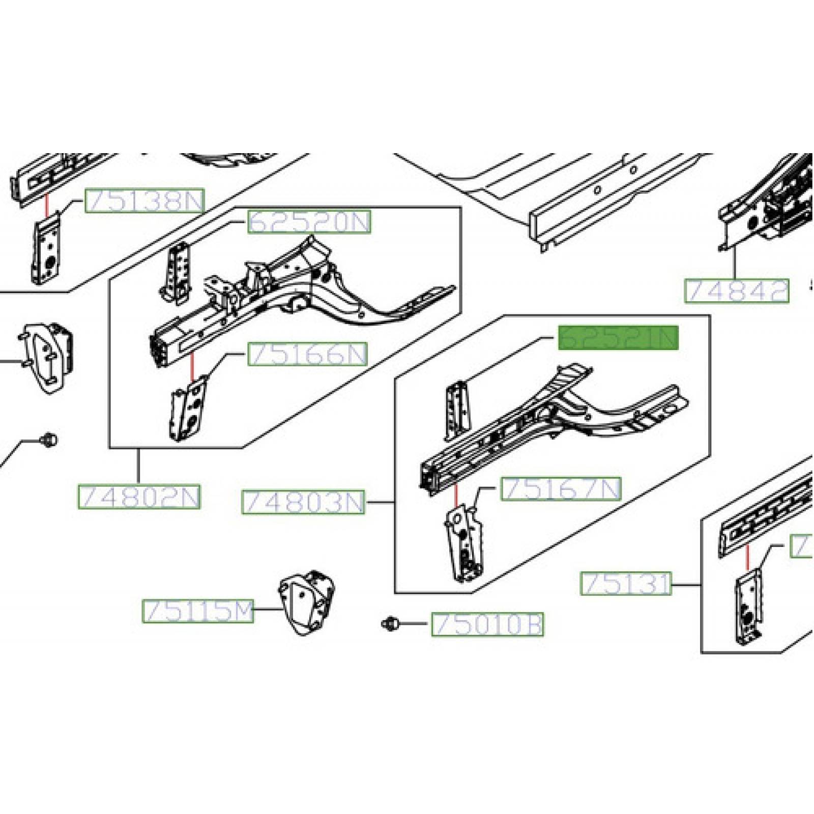 Soporte Izq Nucleo Radiador Original Nissan Versa 11-19