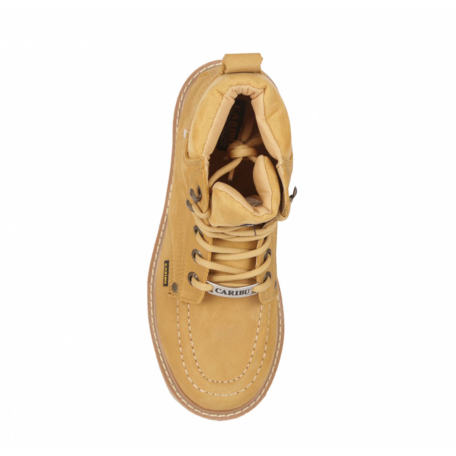 Bota Urbana Caribu 604 Piel Nobuck Paja Para Caballero
