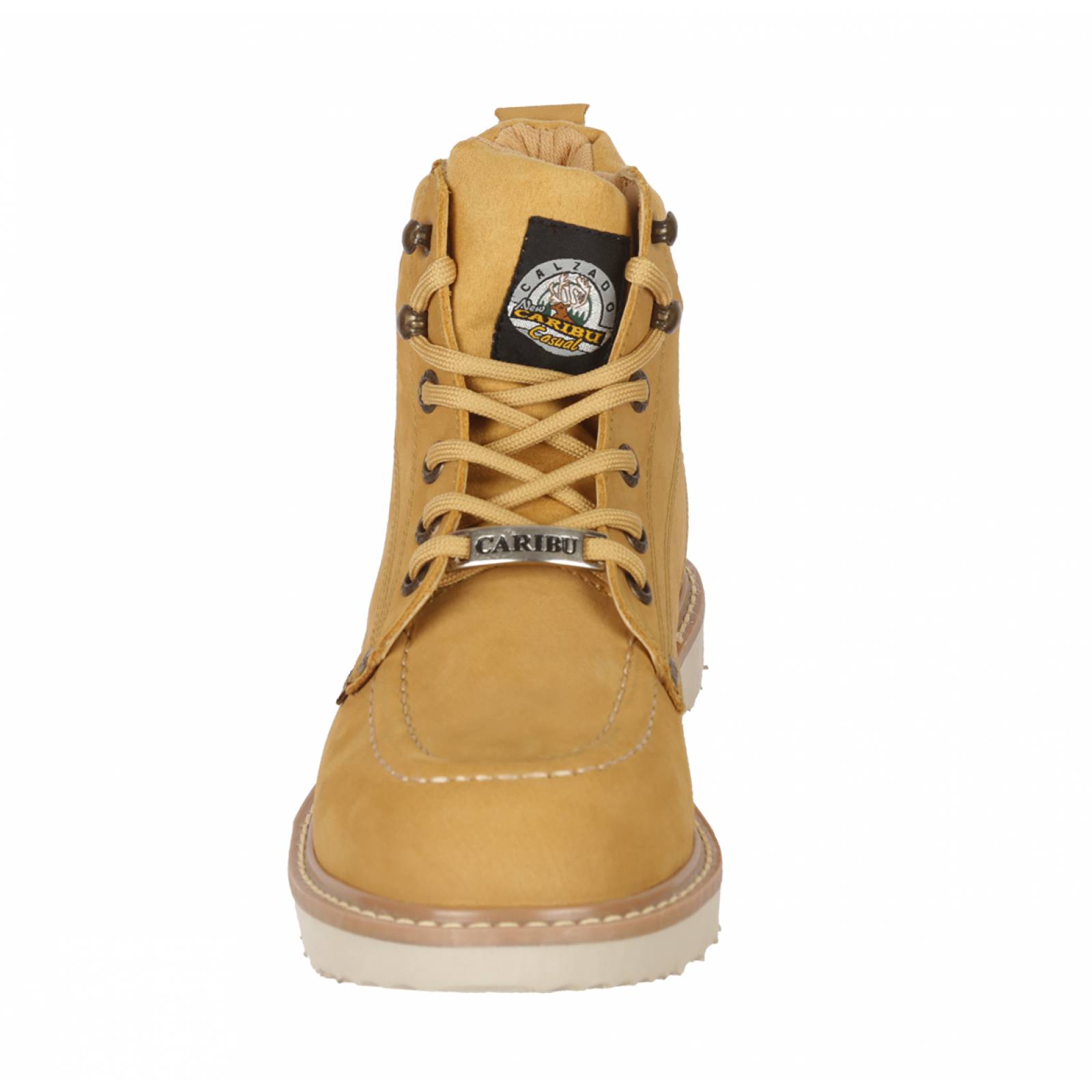 Bota Urbana Caribu 604 Piel Nobuck Paja Para Caballero