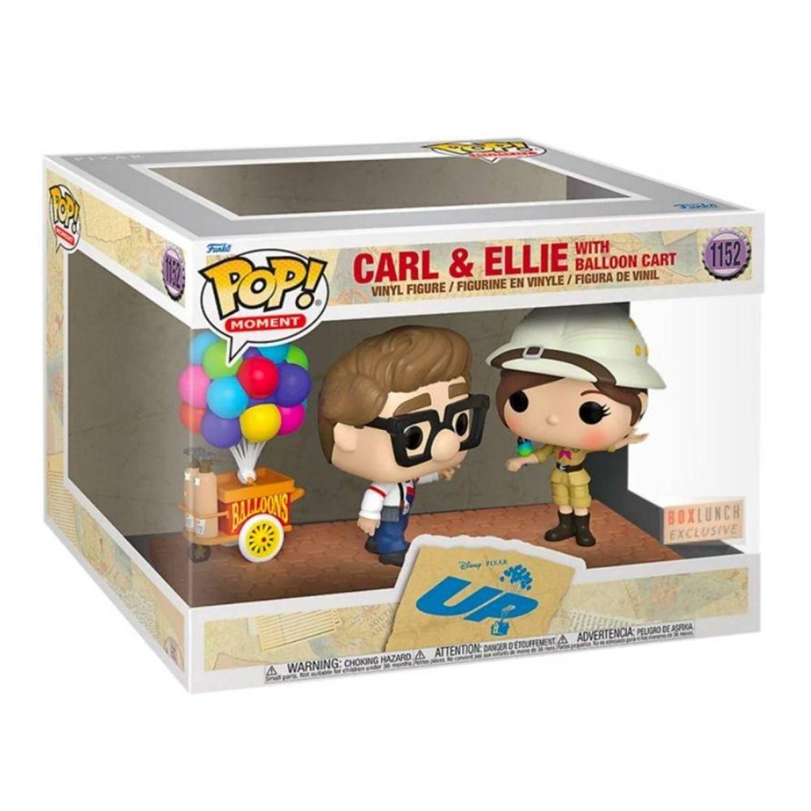 Funko Pop! Pixar UP Carl y Ellie con carrito de globos #1152 