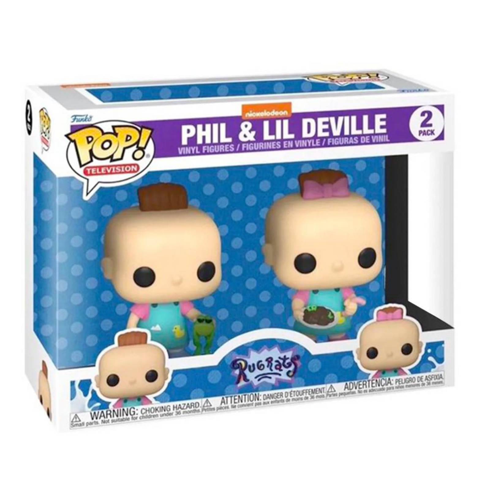 Funko Pop! Television: Nickelodeon Aventuras en Pañales Phili y Lili 2Pack