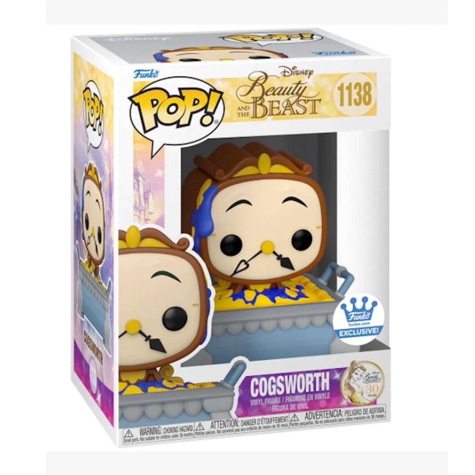 Funko Pop! Disney: La Bella y la Bestia Din Don #1138 (Funko Exclusivo) 