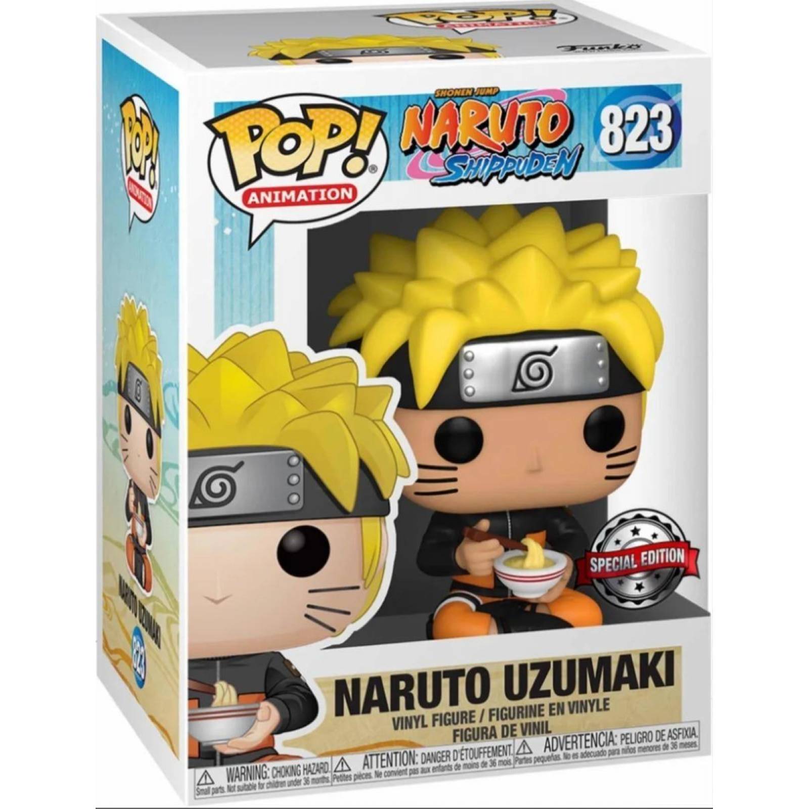 Funko Pop! Animation: Naruto Shippuden Naruto Uzumaki con ramen #823