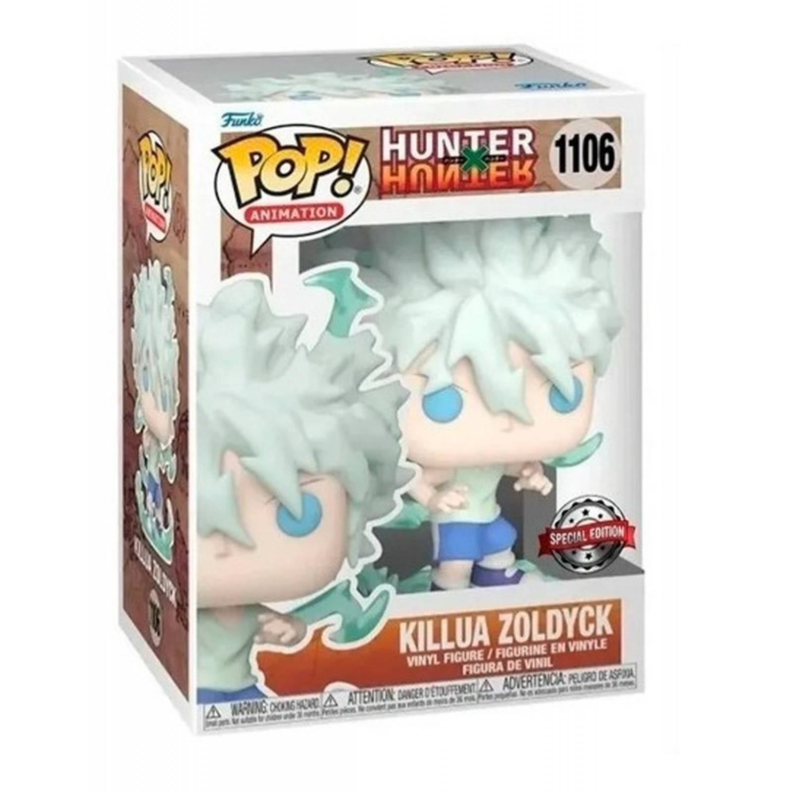 Funko Pop! Animation: Hunter x Hunter Killua Zoldyck Godspeed Exclusivo #1106