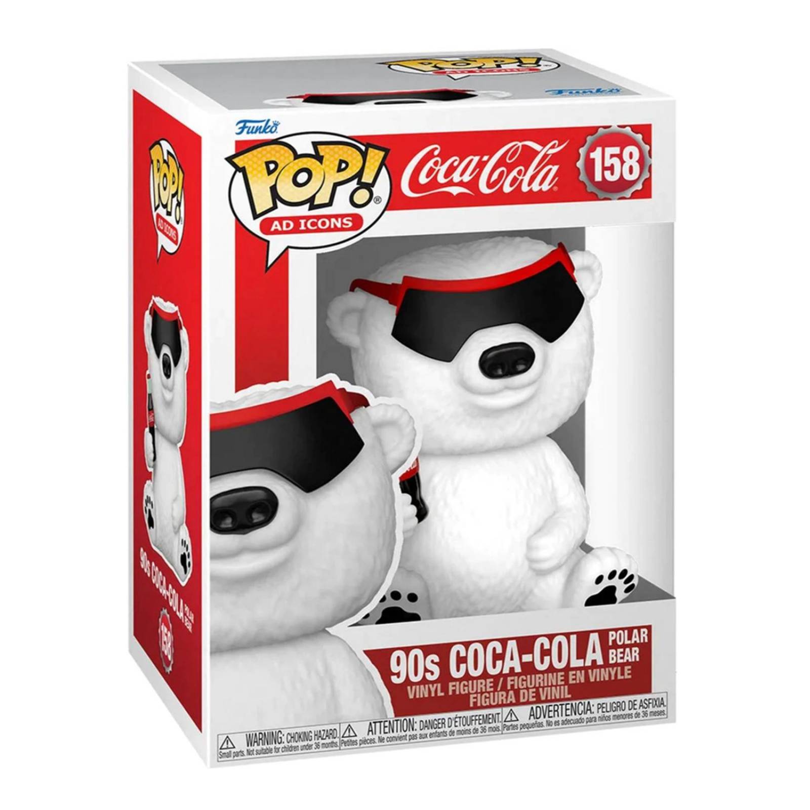 Funko Pop! Ad Icons Coca-Cola Oso Polar de los 90s #158 
