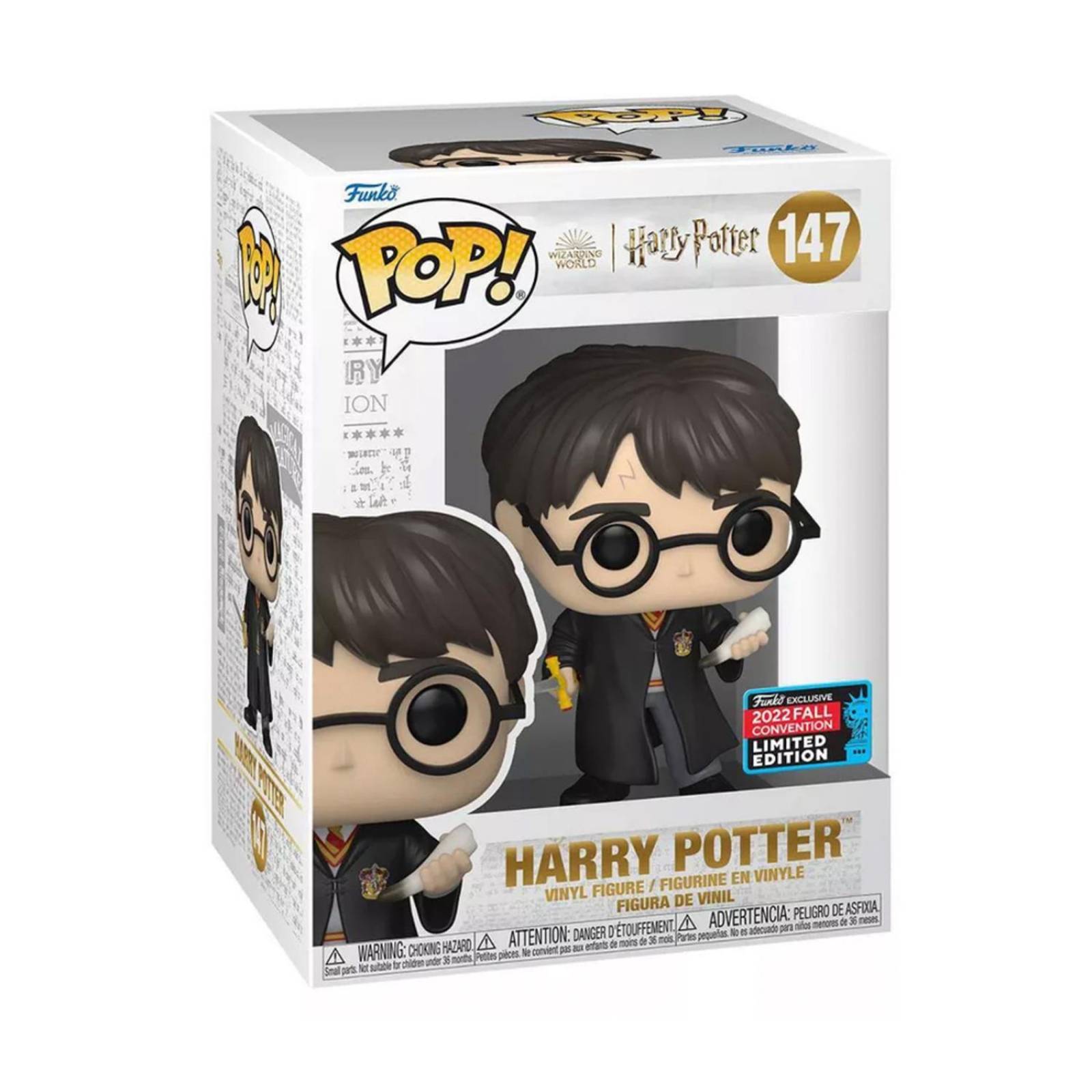 Funko Pop! Harry Potter con Espada y Colmillo Basilisco #147 