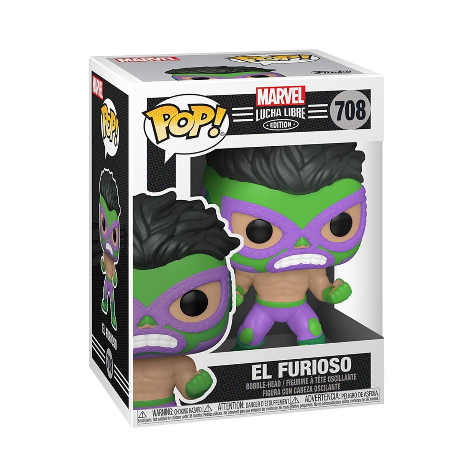 Funko Pop! Marvel Lucha Libre El Furioso #708 