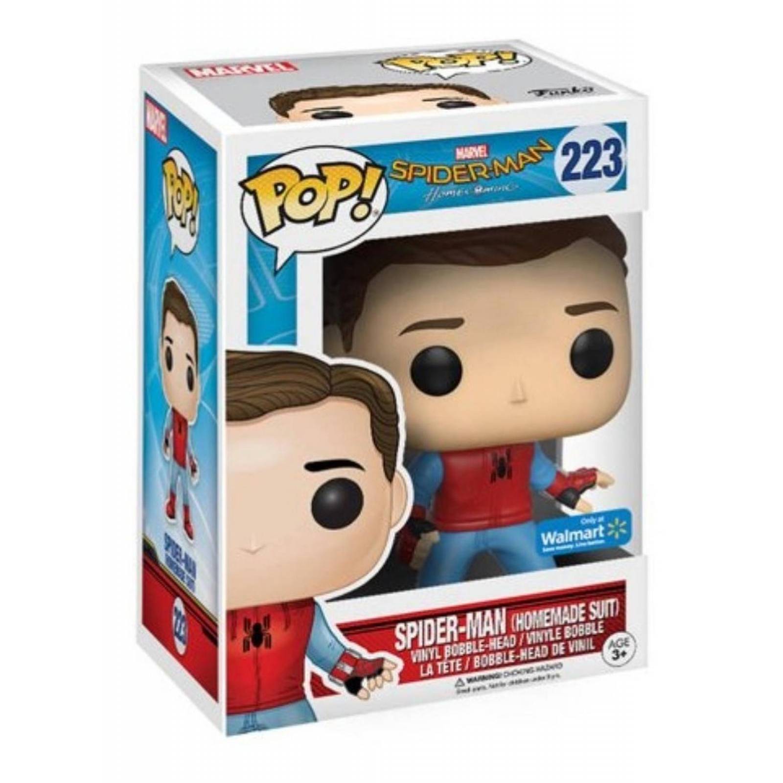 Funko Pop! Spider-Man Homecoming Peter con Traje Casero #223