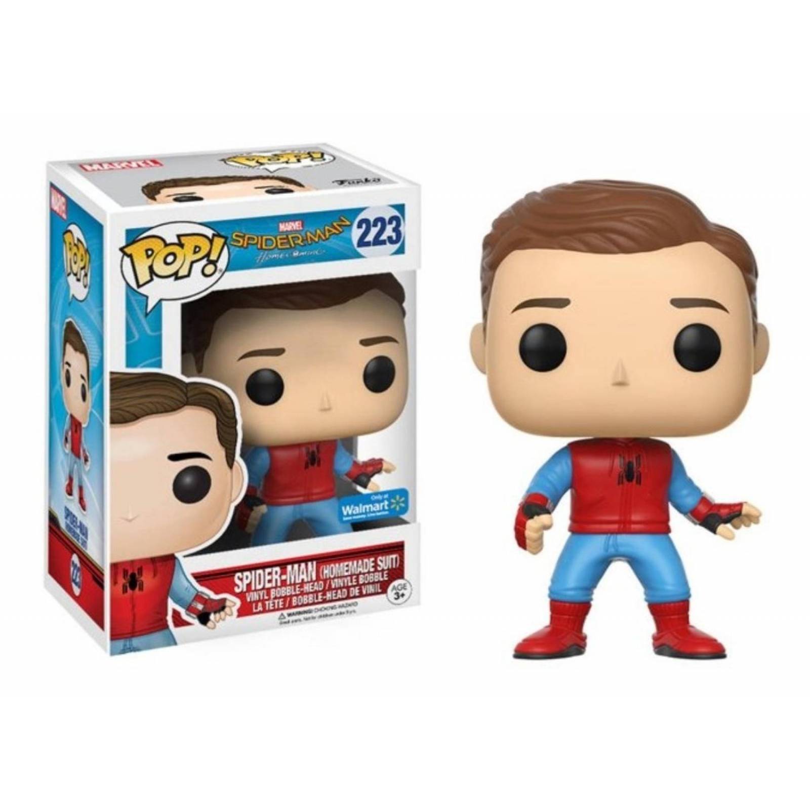 Funko Pop! Spider-Man Homecoming Peter con Traje Casero #223