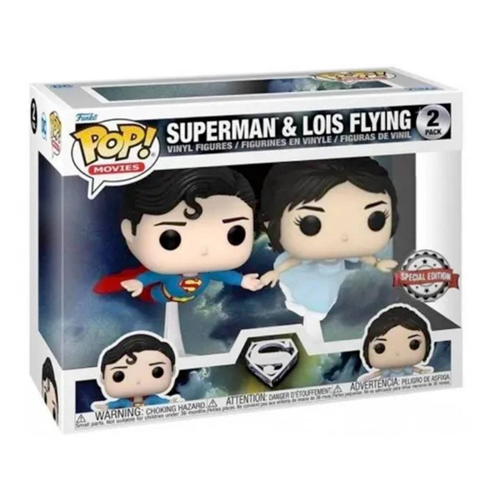 Funko Pop! Movies Superman y Luisa Lane volando 2 Pack 