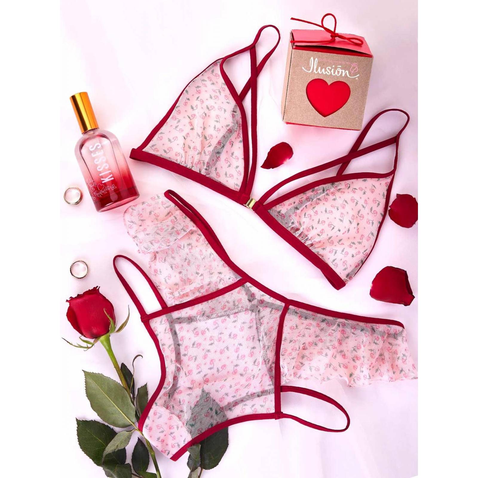 Set de bralette y panty Ilusión 79016 