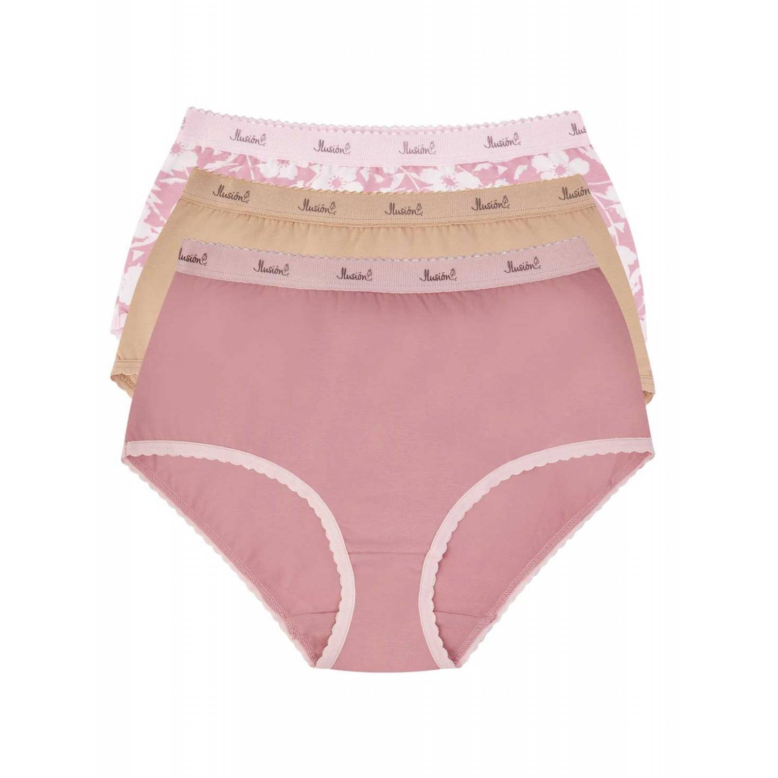 Paquete de 3 panties Ilusión 31342 