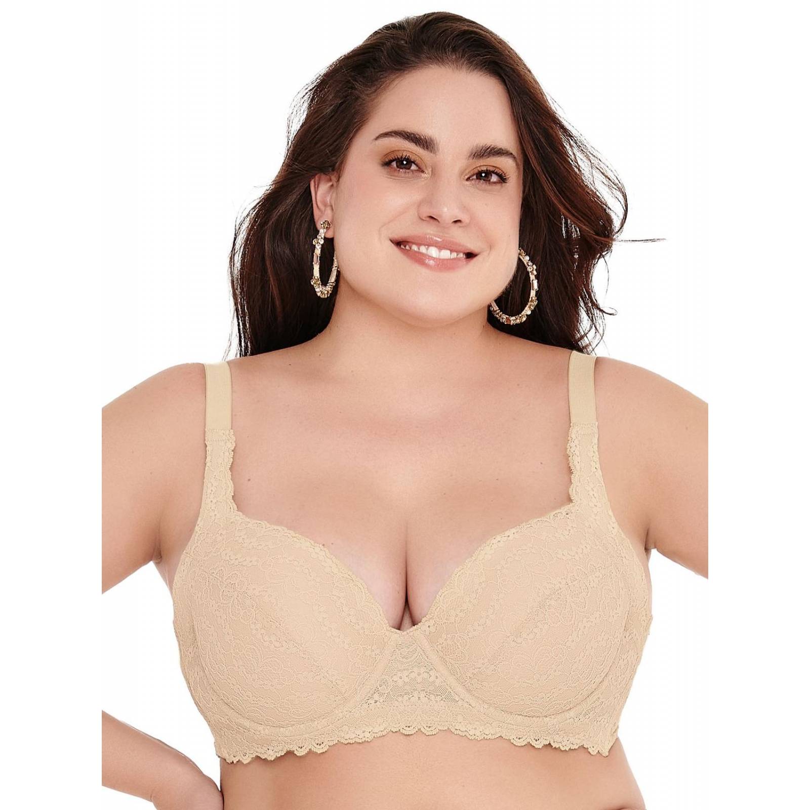 Bra Suave Copa Completa Con Varilla Encaje Bras Jade 5260 – catálogo  interior