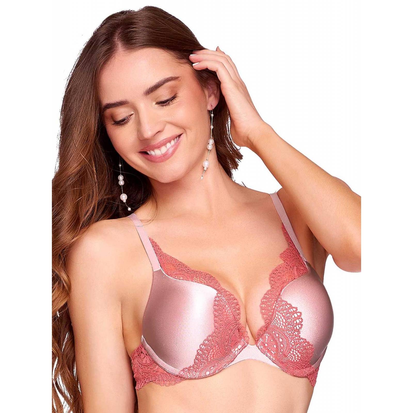 Bra escote profundo Push Up Ilusión 70068 