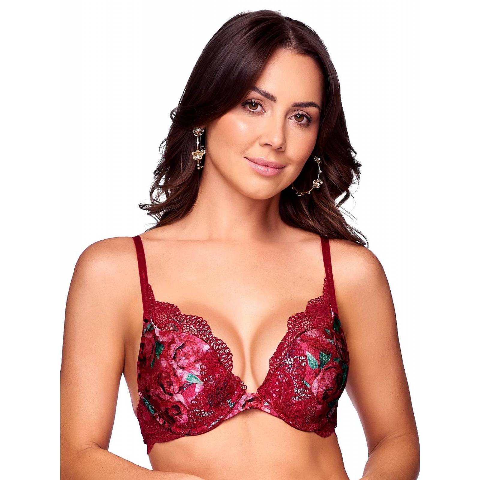 Bra escote profundo Push Up Ilusión 70068 