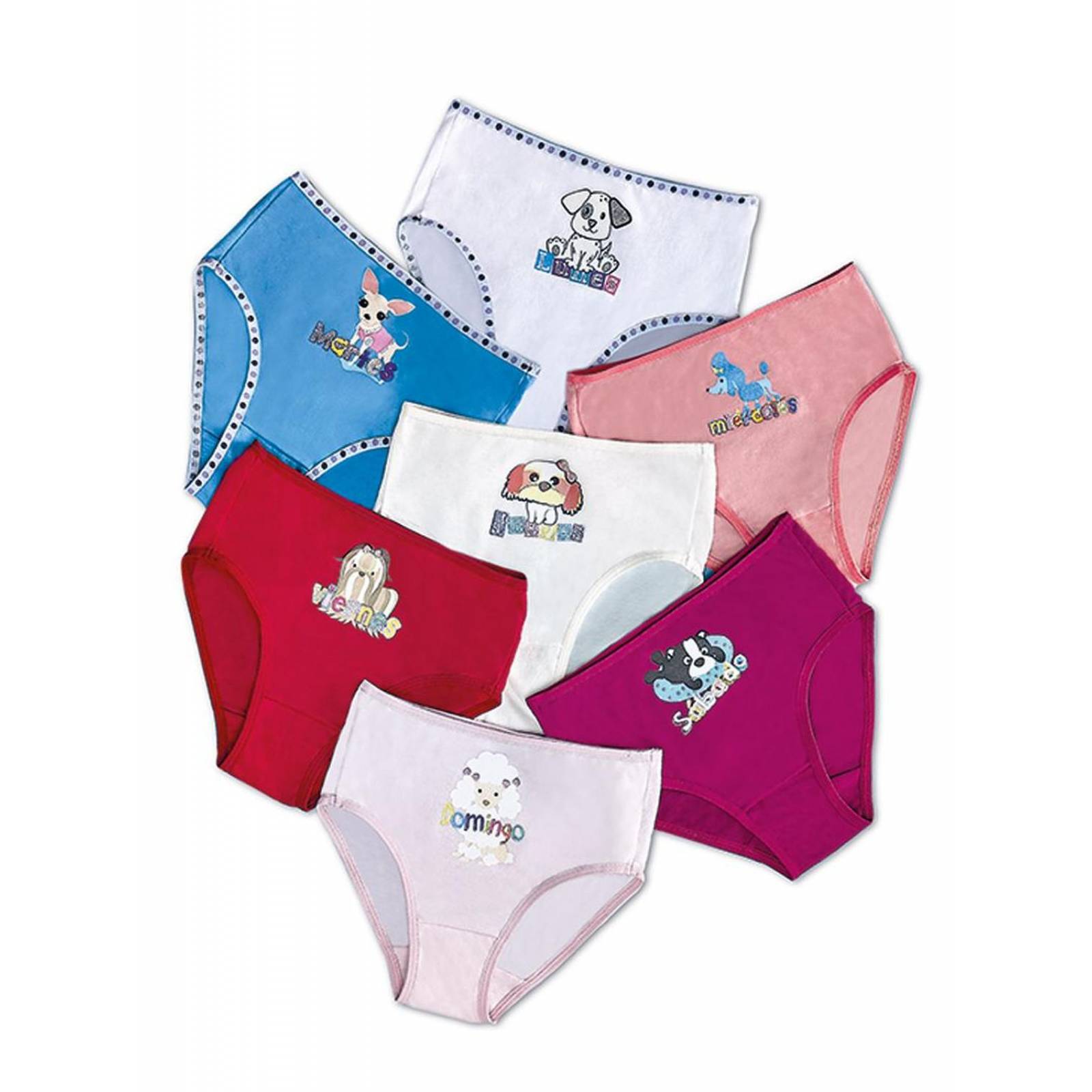 Paquete de 7 panties Ilusión 73100 
