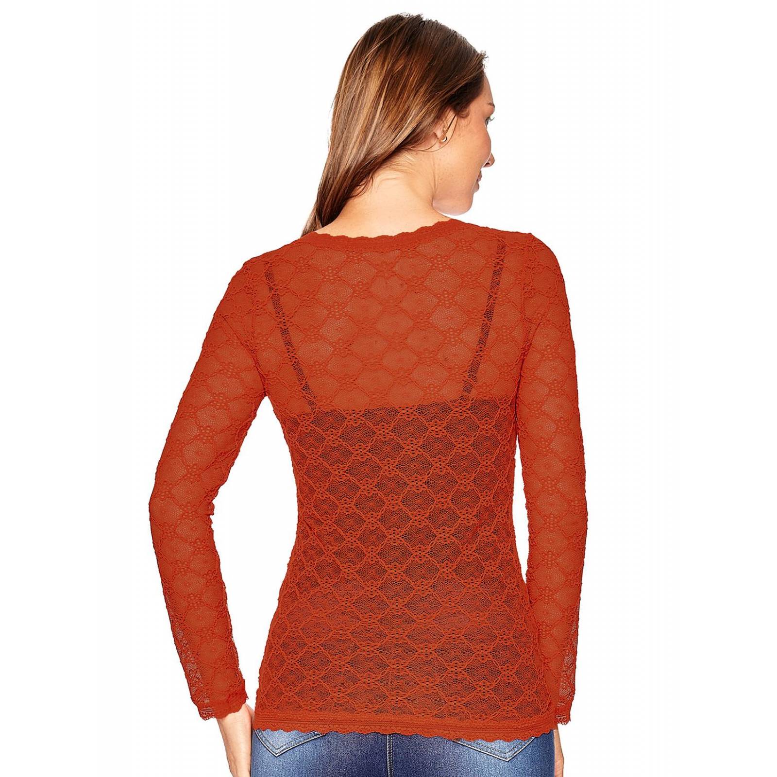 Blusa de encaje Ilusión 43402 