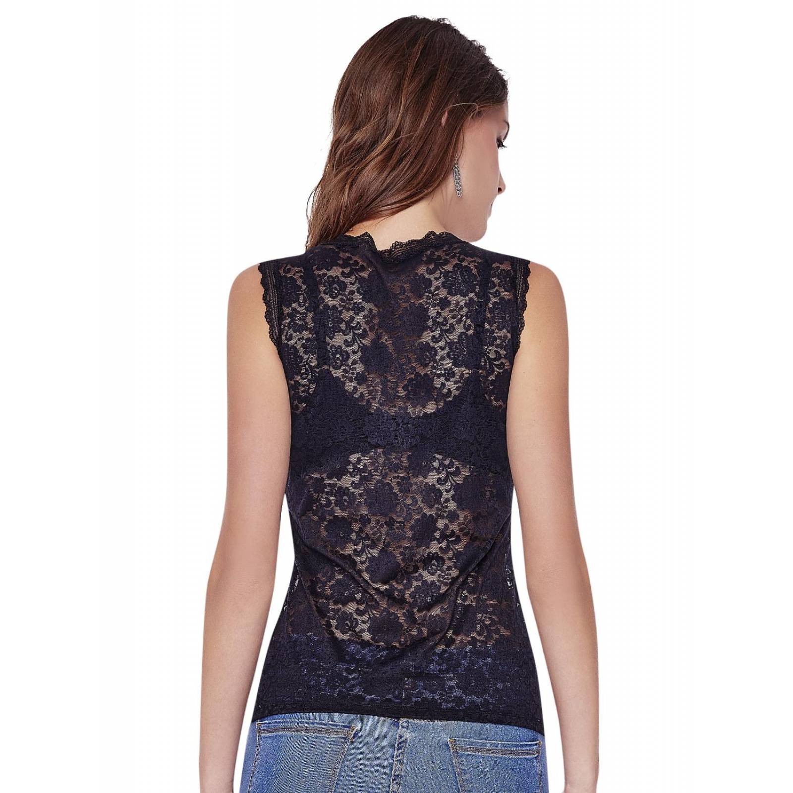 Blusa de encaje Ilusión 43403 