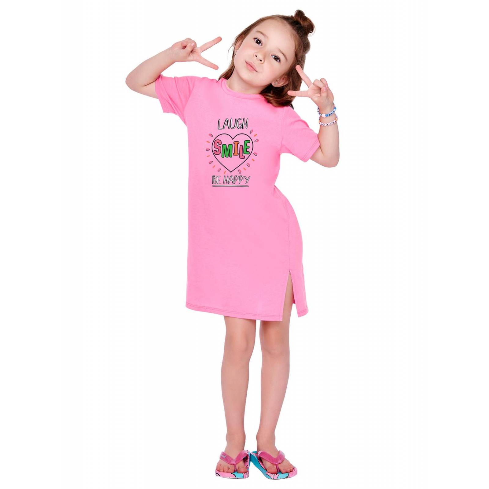 Vestido tipo playera Ilusión 17008 