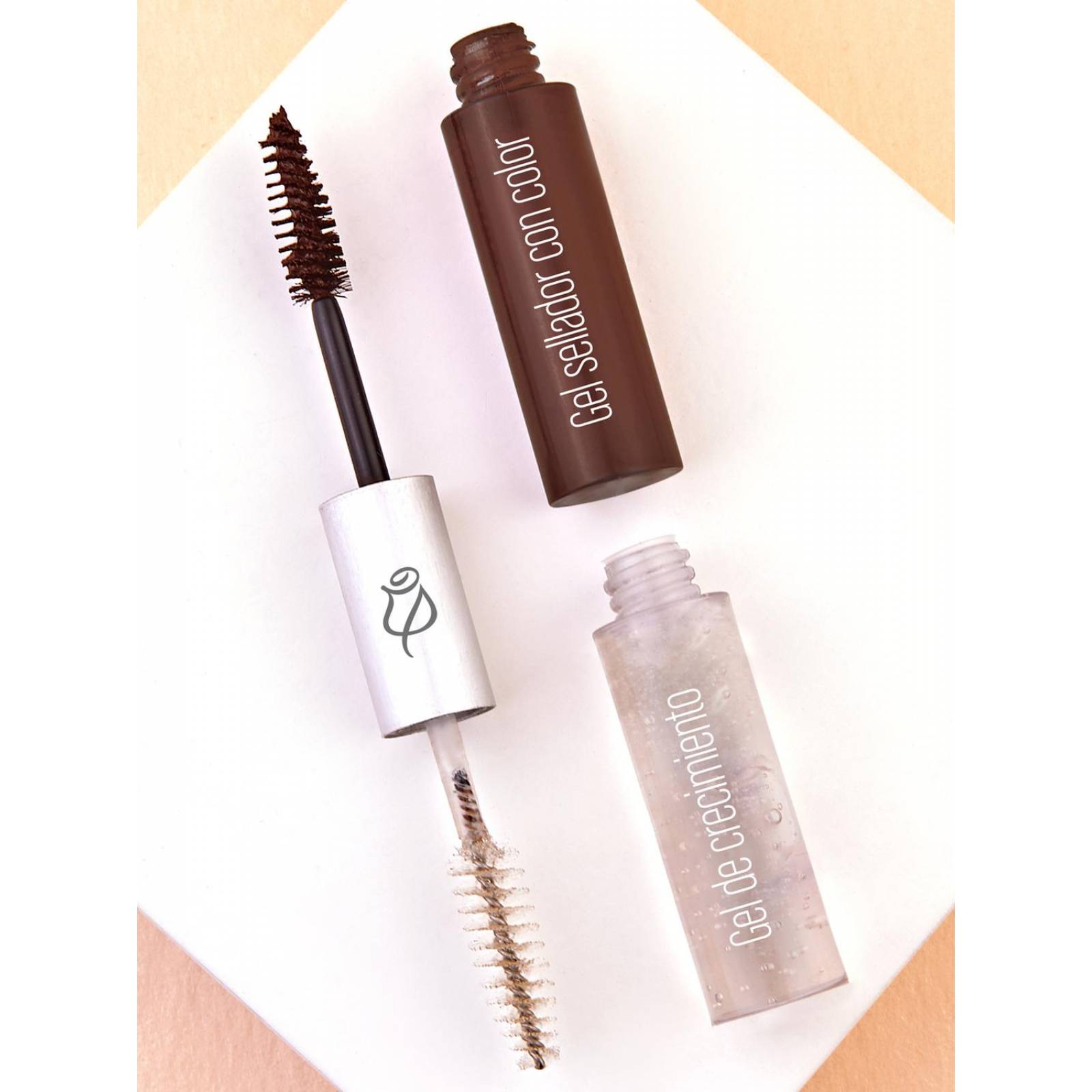 Gel fijador de cejas dúo Ilusión 20047 CAFÉ UN