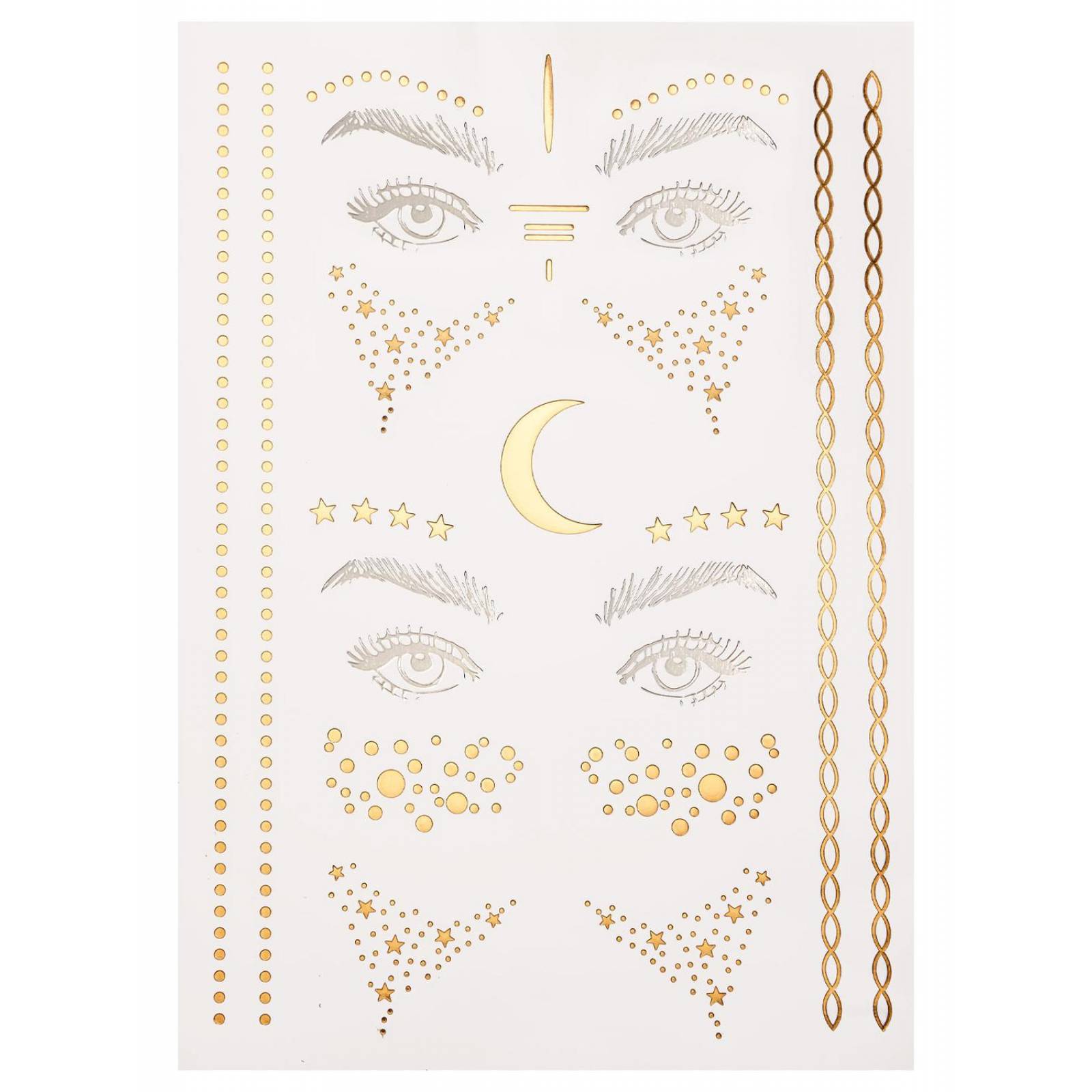 Tatuajes Faciales Ilusión 26032 ÚNICO UN