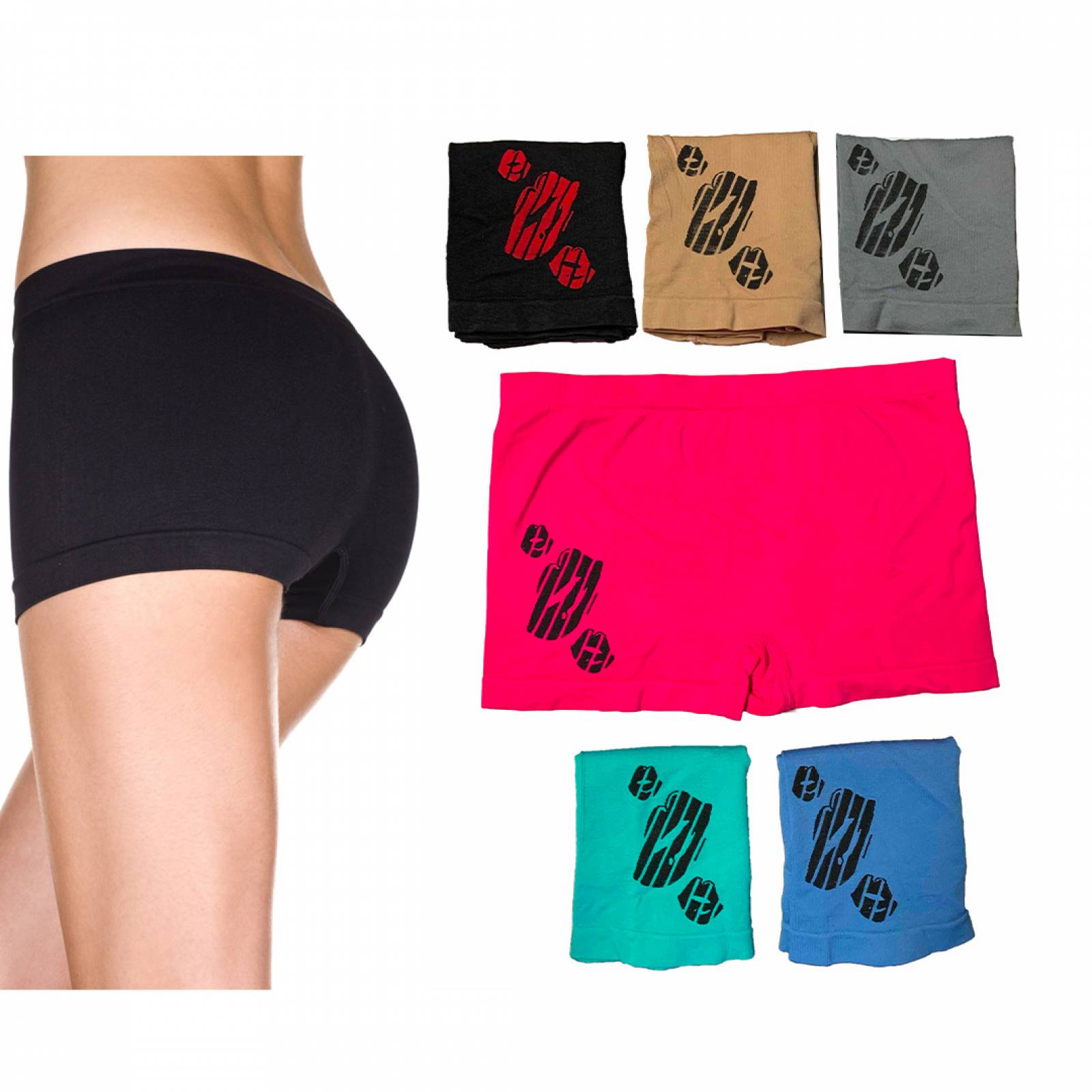 Paquete 6 Boxer Mujer Tatys Fashion Pack Incluye 6 Diferentes Colores
