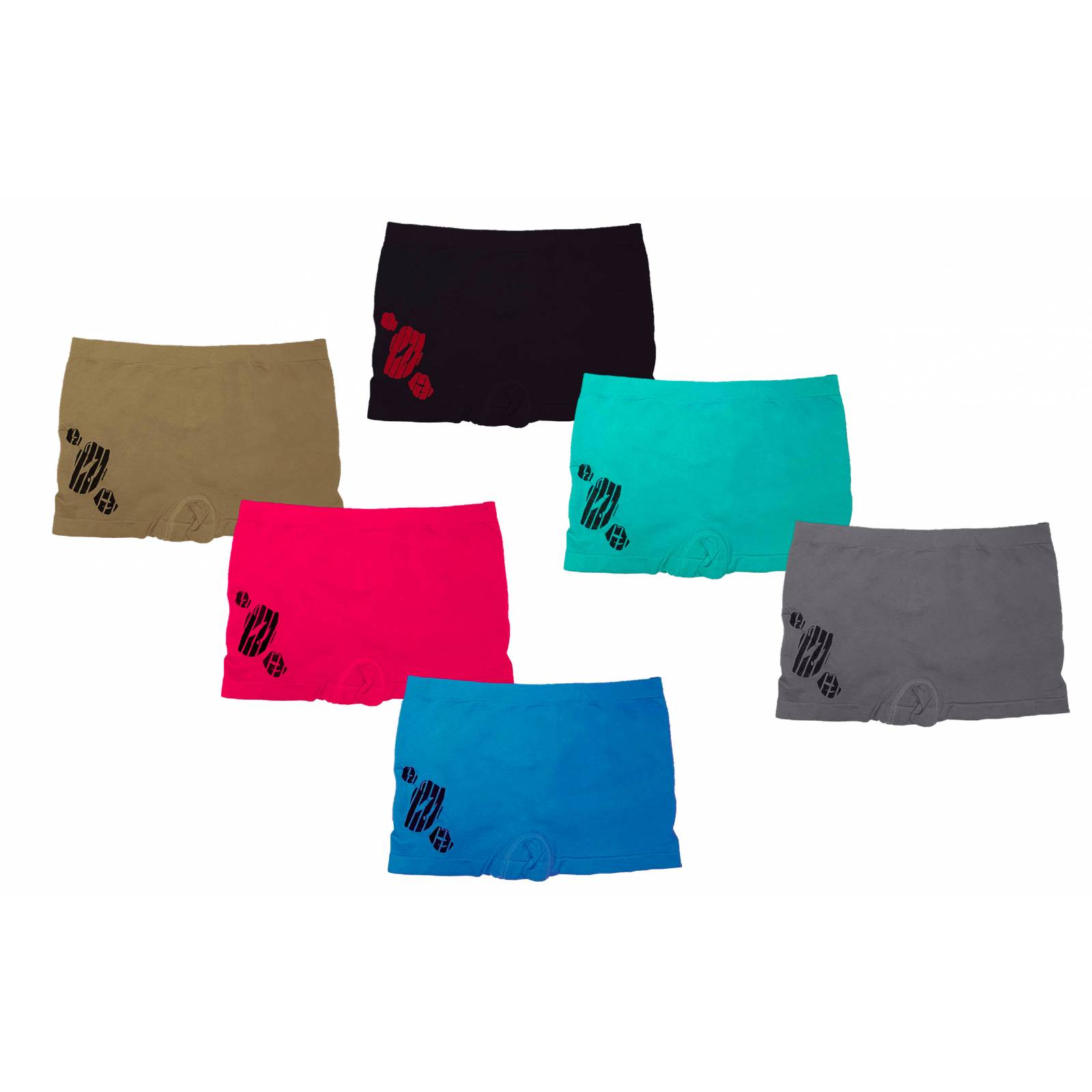 Paquete 6 Boxer Mujer Tatys Fashion Pack Incluye 6 Diferentes Colores