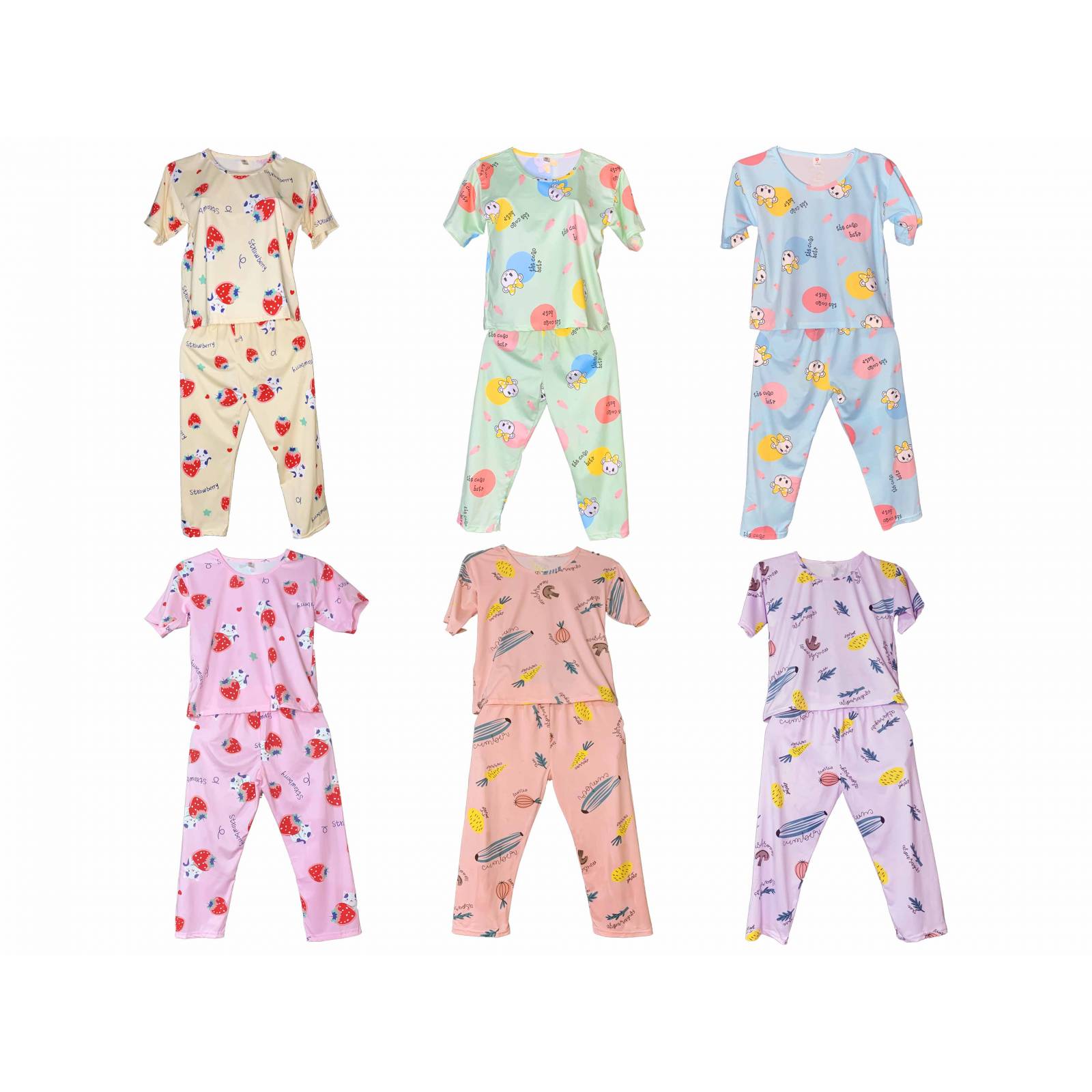 Pijama Tatys Fashion Con Diseños Divertidos Para Niña