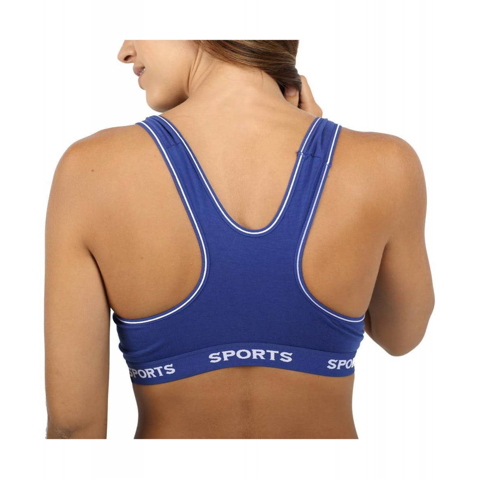 Brasier Deportivo De Algodón Copa D Tatys Fashion Paquete Con 6 Piezas Con Esponja