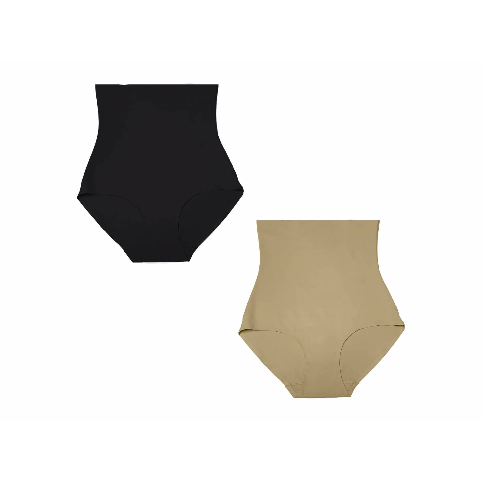 Paquete de 2 Faja Tipo Pantaleta Calzón Sin Costuras Invisibles Tatys Fashion 1 Nude y 1 Negra