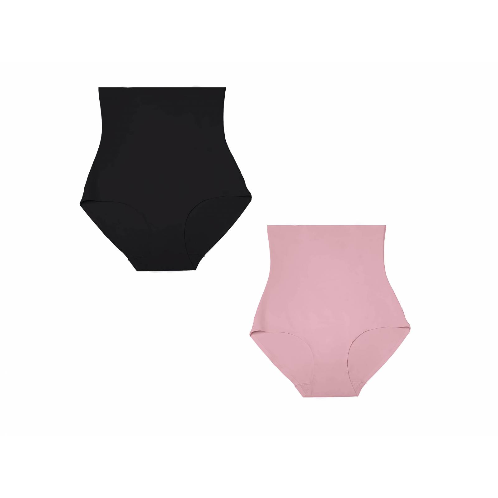 Paquete de 2 Faja Tipo Pantaleta Calzón Sin Costuras Invisibles Tatys Fashion 1 Rosa y 1 Negra