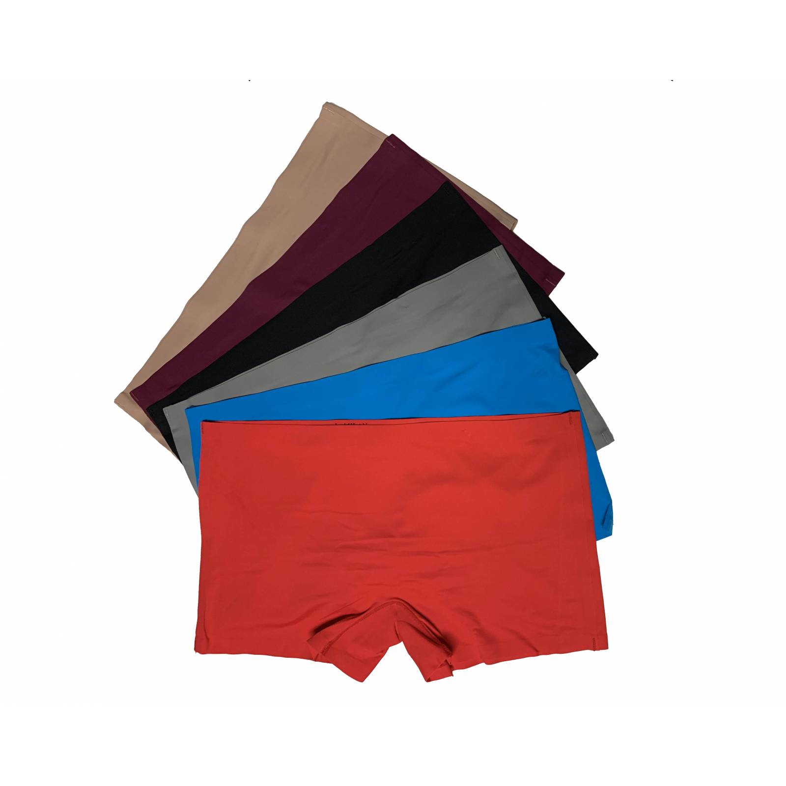Paquete 6 Boxer Invisibles Sin Costuras Corte Láser Pack Incluye 6 Diferentes Colores