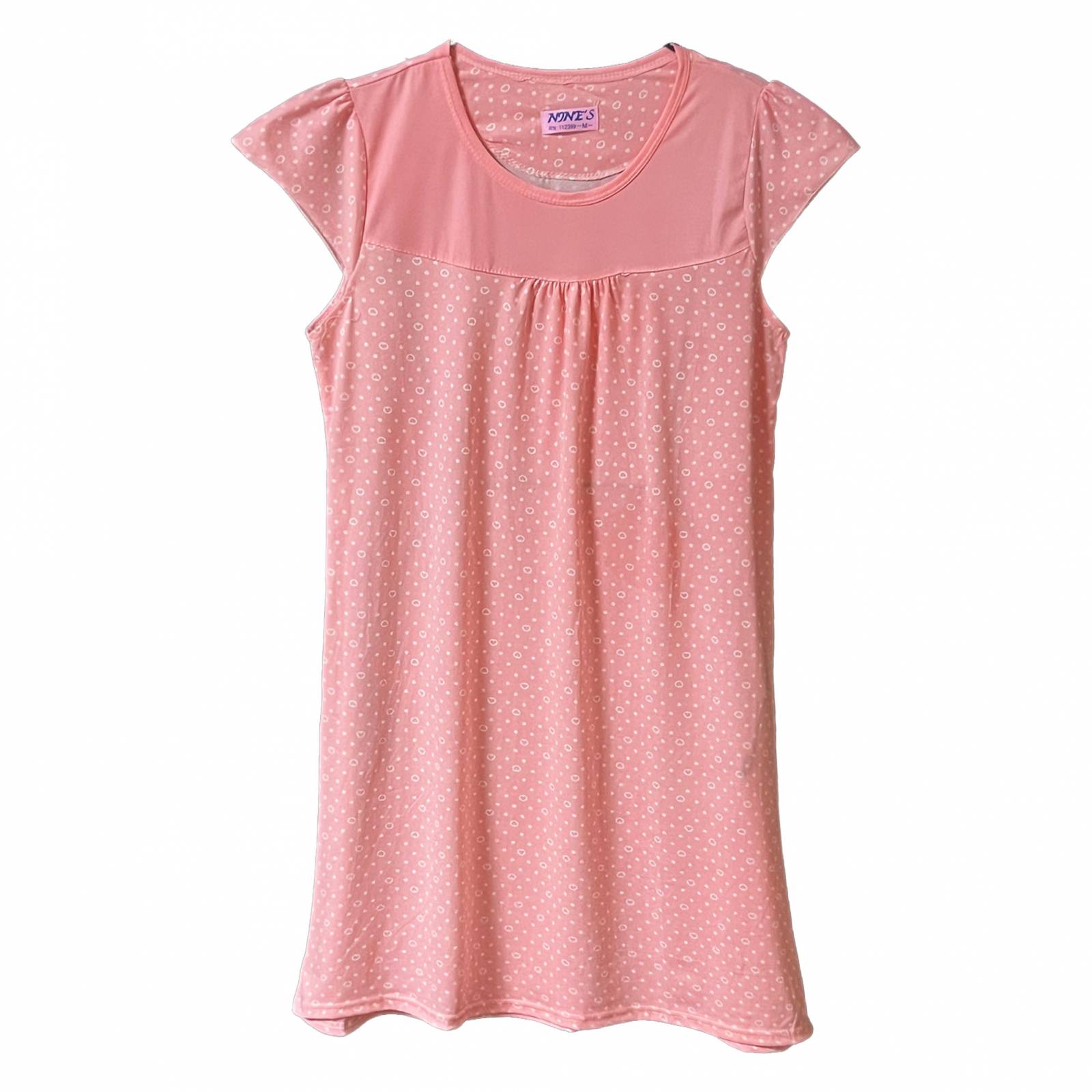 Bata Para Dormir Tatys Fashion Suave Y Cómoda Color Coral