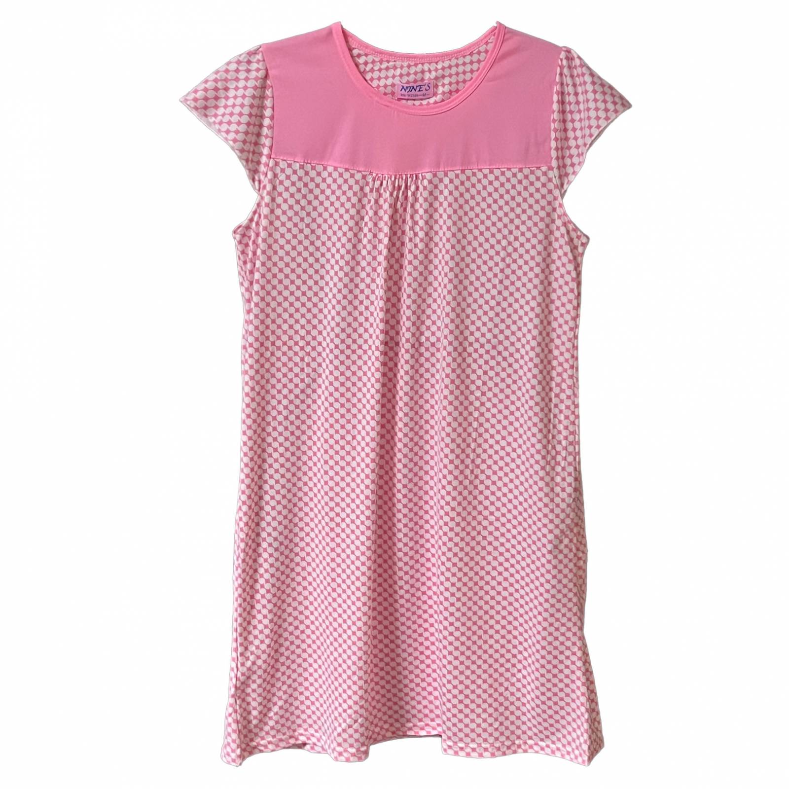 Bata Para Dormir Tatys Fashion Suave Y Cómoda Color Rosa.