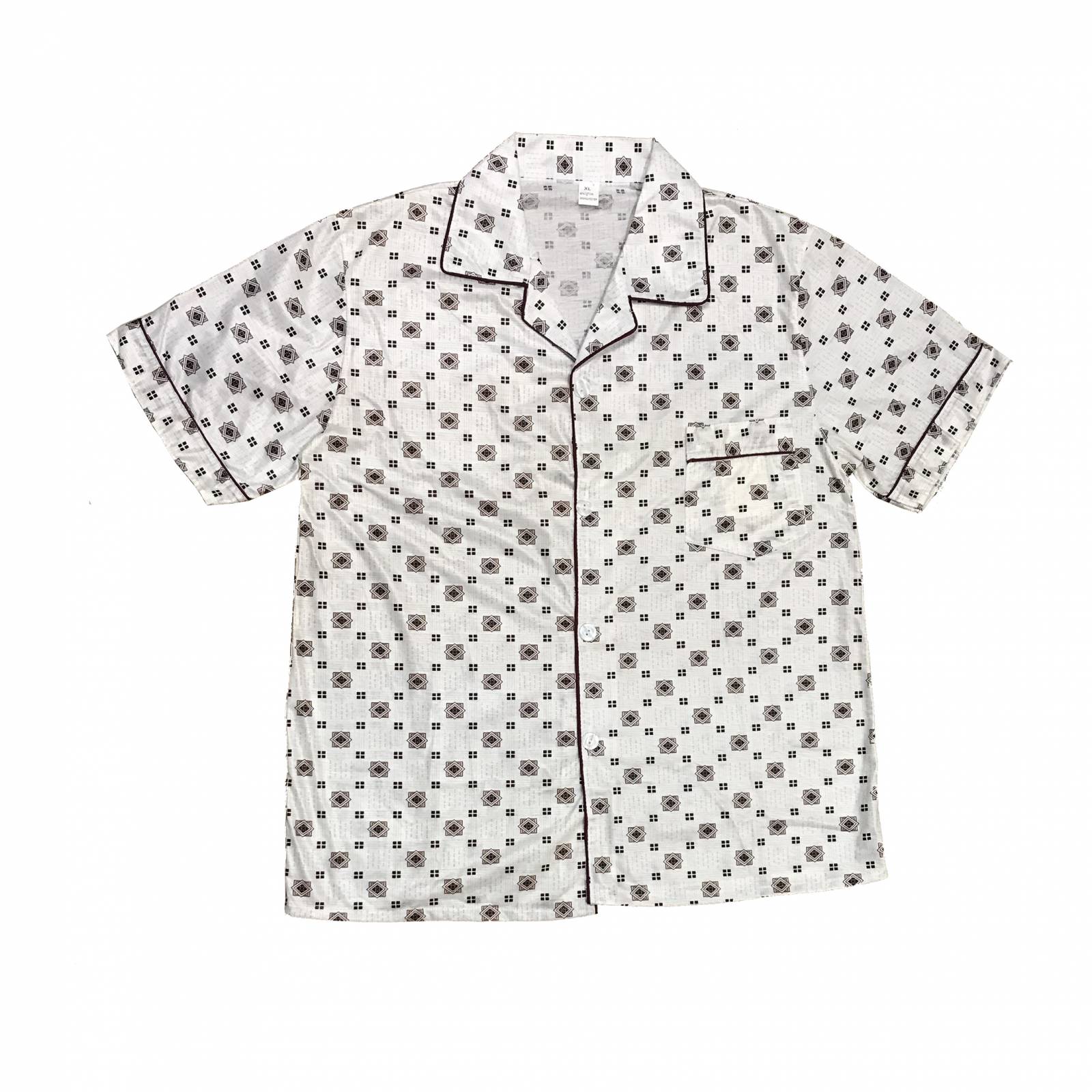 Pijama Franela Hombre Conjunto Camisa Y Pantalón color Rojo.