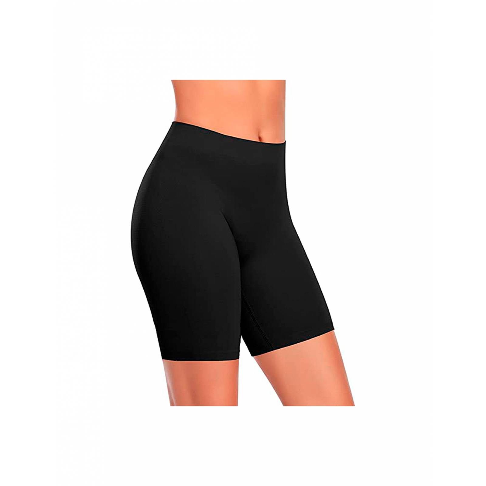 Paquete 6 Boxer Largo Mujer marca Tatys Fashion Pack Incluye 6 piezas Negras.